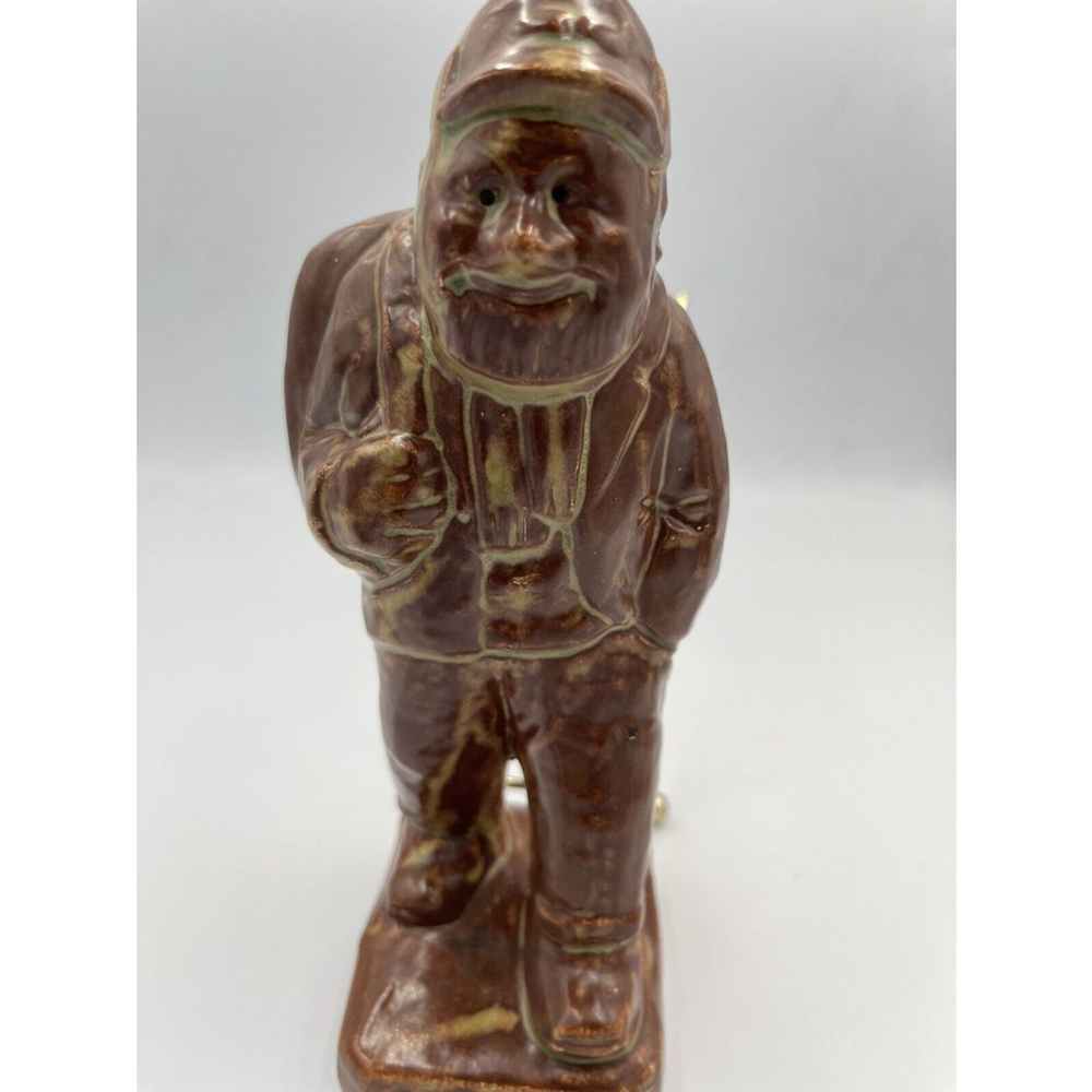 Danish MCM Folk Art Figurine ERO Keramik GUC Denmark Old Man Grandpa Hobo EUC